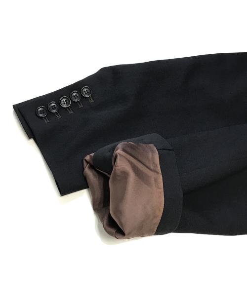 sulvam（サルバム）sulvam (サルバム) カットオフ加工テーラードジャケット ブラック サイズ:Mの古着・服飾アイテム