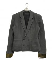 HAIDER ACKERMANN（ハイダーアッカーマン）の古着「ダブルテーラードジャケット」｜グレー