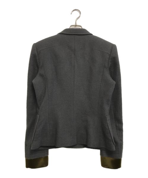 HAIDER ACKERMANN（ハイダーアッカーマン）HAIDER ACKERMANN (ハイダーアッカーマン) ダブルテーラードジャケット グレー サイズ:36の古着・服飾アイテム