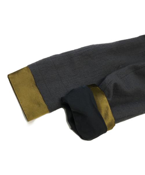 HAIDER ACKERMANN（ハイダーアッカーマン）HAIDER ACKERMANN (ハイダーアッカーマン) ダブルテーラードジャケット グレー サイズ:36の古着・服飾アイテム