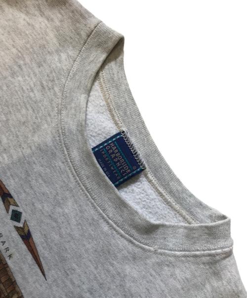 HARBORSIDE GRAPHICS（ハーバーサイドグラフィックス）HARBORSIDE GRAPHICS (ハーバーサイドグラフィックス) プリントスウェット グレー サイズ:Sの古着・服飾アイテム