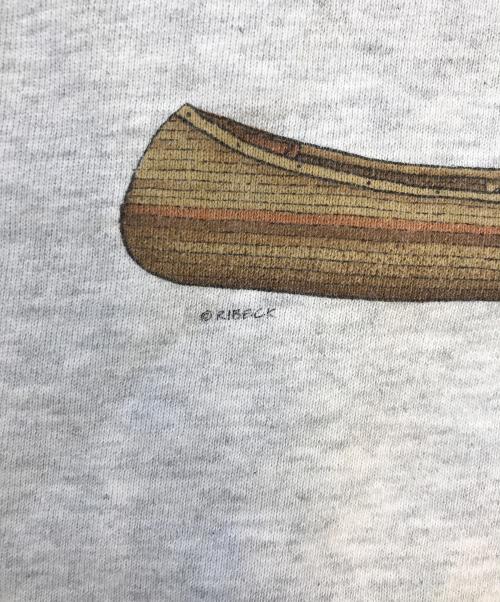 HARBORSIDE GRAPHICS（ハーバーサイドグラフィックス）HARBORSIDE GRAPHICS (ハーバーサイドグラフィックス) プリントスウェット グレー サイズ:Sの古着・服飾アイテム