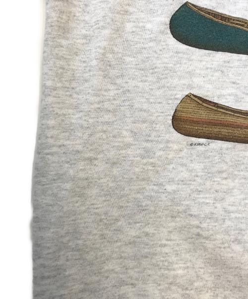 HARBORSIDE GRAPHICS（ハーバーサイドグラフィックス）HARBORSIDE GRAPHICS (ハーバーサイドグラフィックス) プリントスウェット グレー サイズ:Sの古着・服飾アイテム