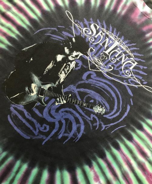 アーティストTシャツ（アーティストTシャツ）アーティストTシャツ (アーティストTシャツ) Santana(サンタナ) アーティストTシャツ パープル サイズ:Lの古着・服飾アイテム
