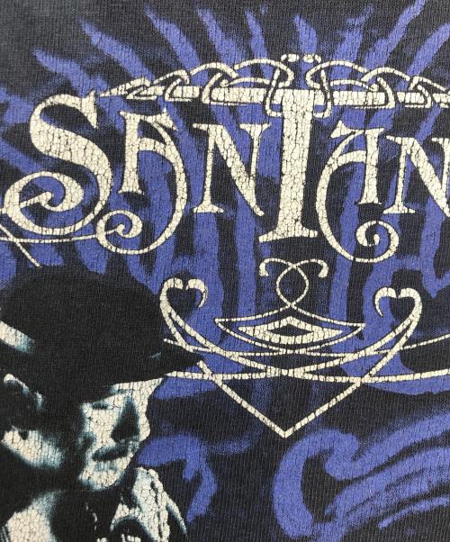 アーティストTシャツ（アーティストTシャツ）アーティストTシャツ (アーティストTシャツ) Santana(サンタナ) アーティストTシャツ パープル サイズ:Lの古着・服飾アイテム