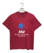 FRUIT OF THE LOOMフルーツオブザルーム）の古着「プリントTシャツ」｜レッド