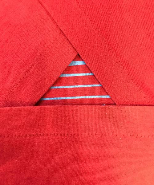 FRUIT OF THE LOOM（フルーツオブザルーム）FRUIT OF THE LOOM (フルーツオブザルーム) プリントTシャツ レッド サイズ:Mの古着・服飾アイテム