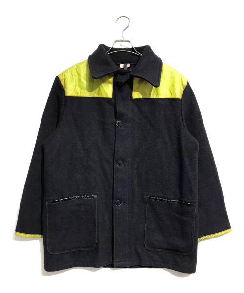 ARCO（アルコ）ARCO (アルコ) PVCドンキージャケット ブラック×イエロー サイズ:不明の古着・服飾アイテム