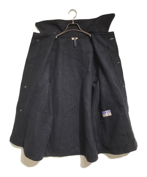 ARCO（アルコ）ARCO (アルコ) PVCドンキージャケット ブラック×イエロー サイズ:不明の古着・服飾アイテム