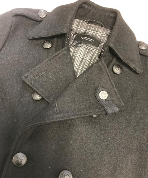 BURBERRY BLACK LABEL（バーバリーブラックレーベル）BURBERRY BLACK LABEL (バーバリーブラックレーベル) Pコート ブラック サイズ:Lの古着・服飾アイテム