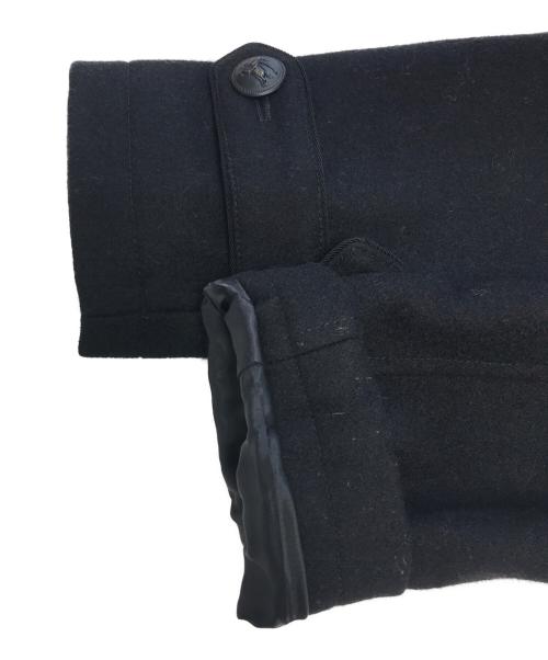 BURBERRY BLACK LABEL（バーバリーブラックレーベル）BURBERRY BLACK LABEL (バーバリーブラックレーベル) Pコート ブラック サイズ:Lの古着・服飾アイテム