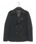 BURBERRY BLACK LABEL（バーバリーブラックレーベル）の古着「Pコート」｜ブラック