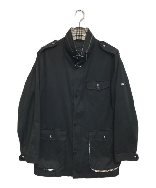 BURBERRY BLACK LABEL（バーバリーブラックレーベル）BURBERRY BLACK LABEL (バーバリーブラックレーベル) フィールドジャケット ブラック サイズ:Lの古着・服飾アイテム