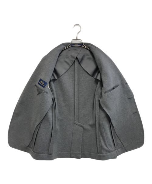 POLO RALPH LAUREN（ポロ・ラルフローレン）POLO RALPH LAUREN (ポロ・ラルフローレン) スウェットブレザー グレー サイズ:Mの古着・服飾アイテム