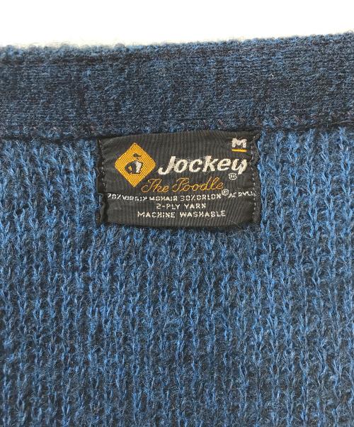 JOCKEY（ジョッキー）JOCKEY (ジョッキー) モヘアニットカーディガン ブルー サイズ:Mの古着・服飾アイテム