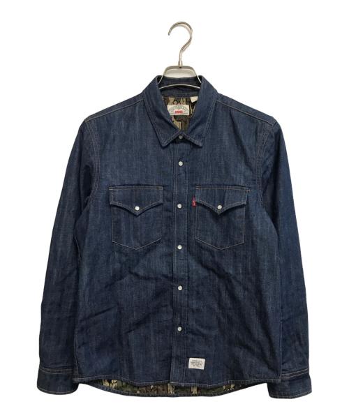 SUPREME（シュプリーム）SUPREME (シュプリーム) LEVI'S (リーバイス) Denim Quilted Shirt インディゴ サイズ:Sの古着・服飾アイテム