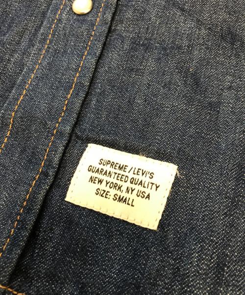 SUPREME（シュプリーム）SUPREME (シュプリーム) LEVI'S (リーバイス) Denim Quilted Shirt インディゴ サイズ:Sの古着・服飾アイテム