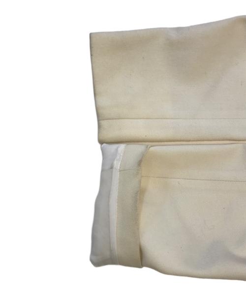 COMME des GARCONS HOMME PLUS（コムデギャルソンオムプリュス）COMME des GARCONS HOMME PLUS (コムデギャルソンオムプリュス) シェイプウエストノッチドラペルジャケット アイボリー サイズ:Mの古着・服飾アイテム