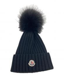 MONCLER（モンクレール）の古着「ファー付きニットキャップ」