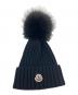 MONCLER（モンクレール）の古着「ファー付きニットキャップ」