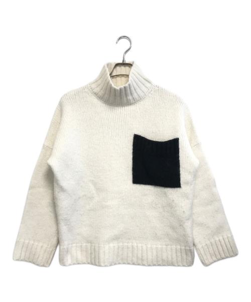 J.W.ANDERSON（ジェイダブリューアンダーソン）J.W.ANDERSON (ジェイダブリューアンダーソン) タートルネックニット アイボリー サイズ:Sの古着・服飾アイテム