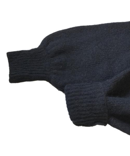 Simone Rocha（シモーネ ロシャ）Simone Rocha (シモーネ ロシャ) ギャザーネックアルパカニット ブラック サイズ:XSの古着・服飾アイテム