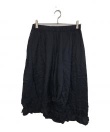 COMME des GARCONS COMME des GARCONS（コムデギャルソン コムデギャルソン）の古着「プリーツフリルスカート」｜ブラック