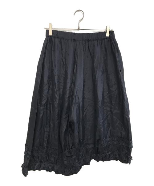 COMME des GARCONS COMME des GARCONS（コムデギャルソン コムデギャルソン）COMME des GARCONS COMME des GARCONS (コムデギャルソン コムデギャルソン) プリーツフリルスカート ブラック サイズ:Ｓの古着・服飾アイテム