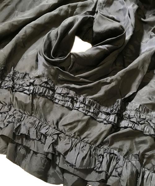 COMME des GARCONS COMME des GARCONS（コムデギャルソン コムデギャルソン）COMME des GARCONS COMME des GARCONS (コムデギャルソン コムデギャルソン) プリーツフリルスカート ブラック サイズ:Ｓの古着・服飾アイテム