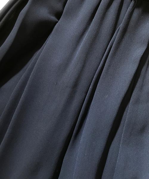 COMME des GARCONS COMME des GARCONS（コムデギャルソン コムデギャルソン）COMME des GARCONS COMME des GARCONS (コムデギャルソン コムデギャルソン) ポリエステルシフォン ジャンパースカート ネイビー サイズ:Ｓの古着・服飾アイテム