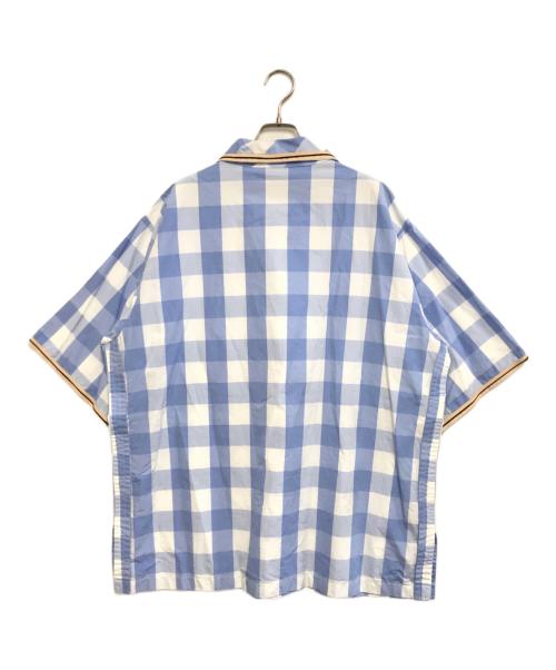 MARNI（マルニ）MARNI (マルニ) プルオーバーギンガムチェックシャツ スカイブルー×ホワイト サイズ:40の古着・服飾アイテム