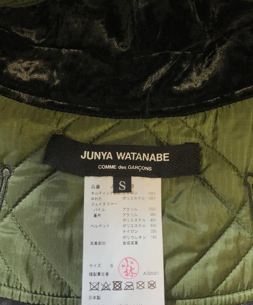 JUNYA WATANABE COMME des GARCONS（(ジュンヤワタナベ コムデギャルソン）JUNYA WATANABE COMME des GARCONS ((ジュンヤワタナベ コムデギャルソン) ミリタリーマフラーショール サイズ:Ｓの古着・服飾アイテム