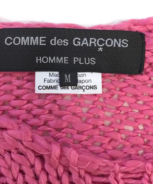 COMME des GARCONS HOMME PLUS（コムデギャルソンオムプリュス）COMME des GARCONS HOMME PLUS (コムデギャルソンオムプリュス) Slub Knit Sweater ピンク サイズ:Mの古着・服飾アイテム