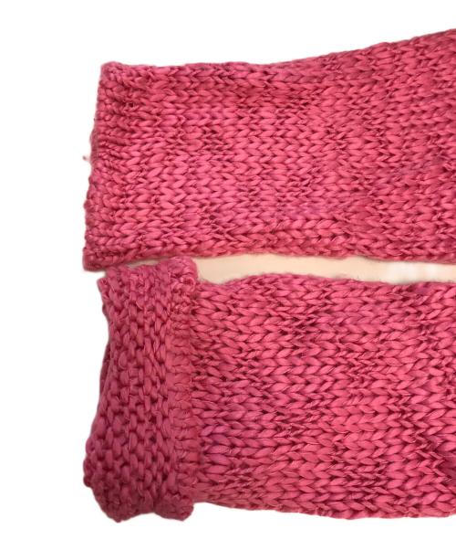 COMME des GARCONS HOMME PLUS（コムデギャルソンオムプリュス）COMME des GARCONS HOMME PLUS (コムデギャルソンオムプリュス) Slub Knit Sweater ピンク サイズ:Mの古着・服飾アイテム