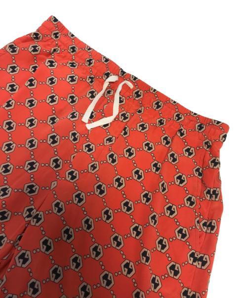 GUCCI（グッチ）GUCCI (グッチ) GG総柄 ハーフパンツ オレンジ サイズ:46の古着・服飾アイテム