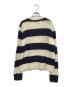 GUCCI (グッチ) TIGER EMBROIDERY KNIT ネイビー×ホワイト サイズ:XS：35000円