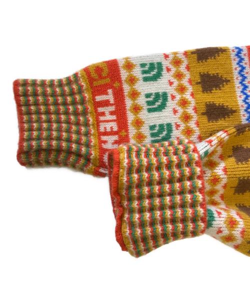 GUCCI（グッチ）GUCCI (グッチ) THE NORTH FACE (ザ ノース フェイス) ロゴニット オレンジ サイズ:Mの古着・服飾アイテム