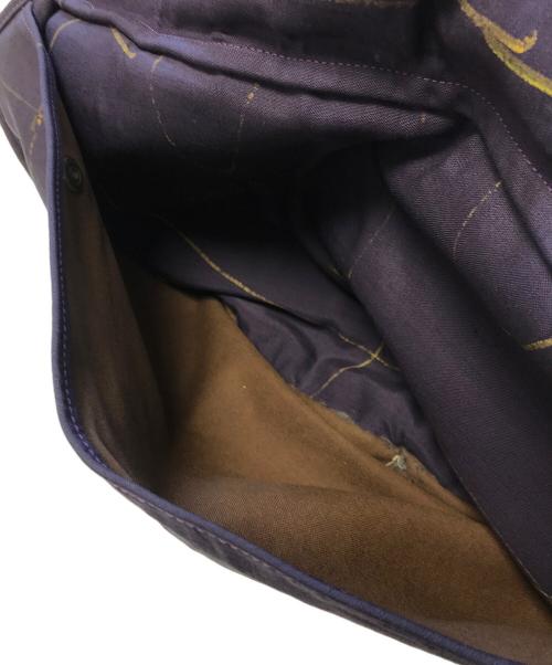 NEMETH（ネメス）NEMETH (ネメス) ラウンドバッグ パープルの古着・服飾アイテム
