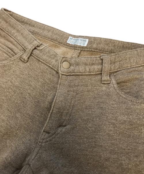 FINAL HOME（ファイナルホーム）FINAL HOME (ファイナルホーム) ジップデザイン スウェットハーフパンツ ブラウン サイズ:Ｓの古着・服飾アイテム