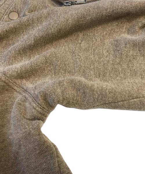 FINAL HOME（ファイナルホーム）FINAL HOME (ファイナルホーム) ジップデザイン スウェットハーフパンツ ブラウン サイズ:Ｓの古着・服飾アイテム