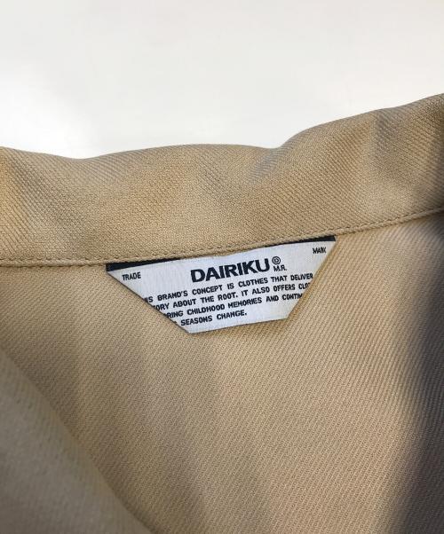 DAIRIKU（ダイリク）DAIRIKU (ダイリク) 2pkt Polyester Jacket ブラウン サイズ:Mの古着・服飾アイテム