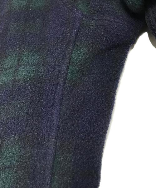 POLO RALPH LAUREN（ポロ・ラルフローレン）POLO RALPH LAUREN (ポロ・ラルフローレン) ブラックウォッチタータンフリースジャケット ネイビー×グリーン サイズ:XLの古着・服飾アイテム