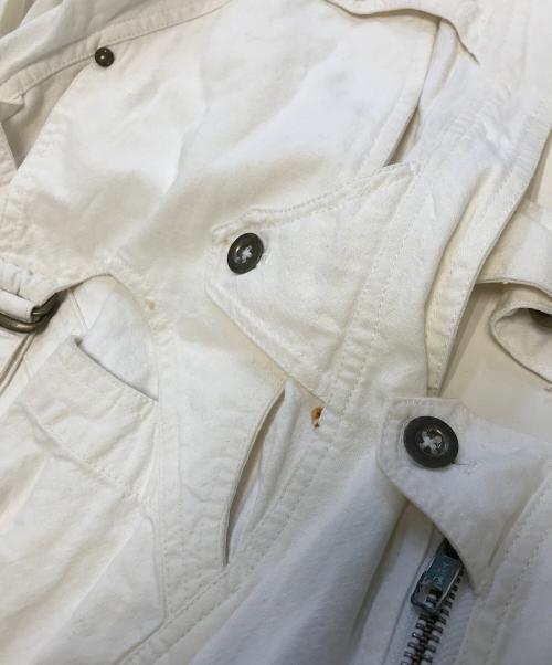 PROTO TYPE（プロトタイプ）PROTO TYPE (プロトタイプ) ギミックボンバージャケット ホワイト サイズ:表記なしの古着・服飾アイテム