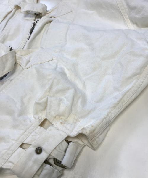 PROTO TYPE（プロトタイプ）PROTO TYPE (プロトタイプ) ギミックボンバージャケット ホワイト サイズ:表記なしの古着・服飾アイテム