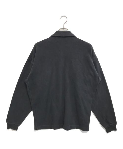 VERSACE（ヴェルサーチェ）VERSACE (ヴェルサーチェ) ハーフジップスウェット ブラック サイズ:Mの古着・服飾アイテム