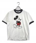 キャラクターTシャツキャラクターTシャツ）の古着「80s DISNEY(ディズニー) キャラクターTシャツ」｜ホワイト×グレー