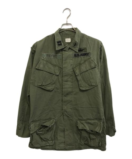 VINTAGE MILITARY（ヴィンテージ ミリタリー）VINTAGE MILITARY (ヴィンテージ ミリタリー) US ARMY ジャングルファティーグジャケット オリーブ サイズ:S-Lの古着・服飾アイテム
