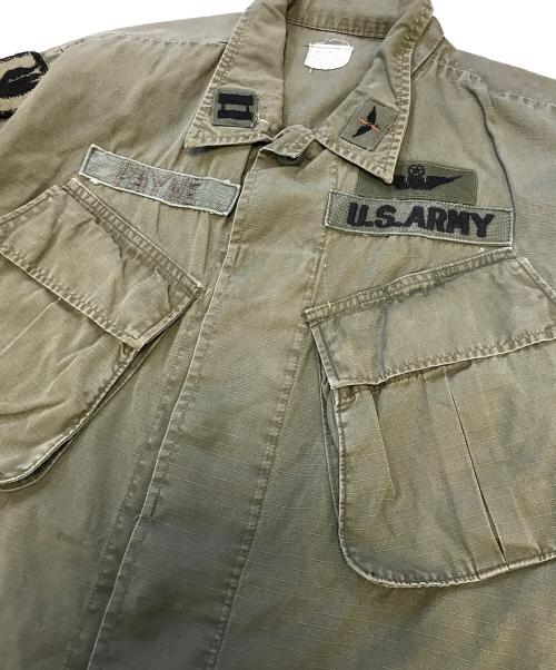 VINTAGE MILITARY（ヴィンテージ ミリタリー）VINTAGE MILITARY (ヴィンテージ ミリタリー) US ARMY ジャングルファティーグジャケット オリーブ サイズ:S-Lの古着・服飾アイテム