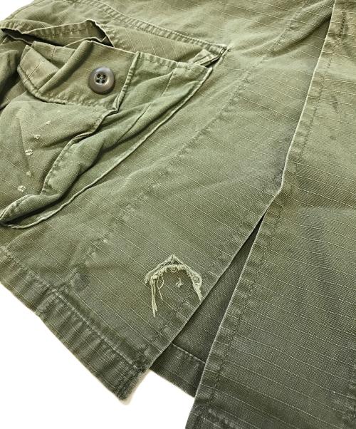 VINTAGE MILITARY（ヴィンテージ ミリタリー）VINTAGE MILITARY (ヴィンテージ ミリタリー) US ARMY ジャングルファティーグジャケット オリーブ サイズ:S-Lの古着・服飾アイテム