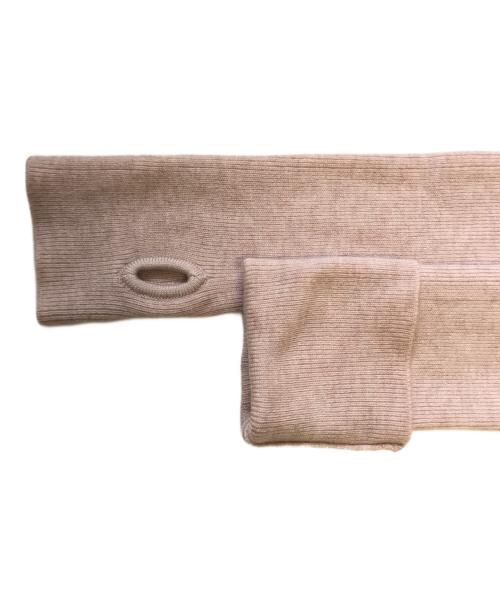 ANDMARY（アンドマリー）ANDMARY (アンドマリー) Shannon tulle knit tops ピンク サイズ:Freeの古着・服飾アイテム